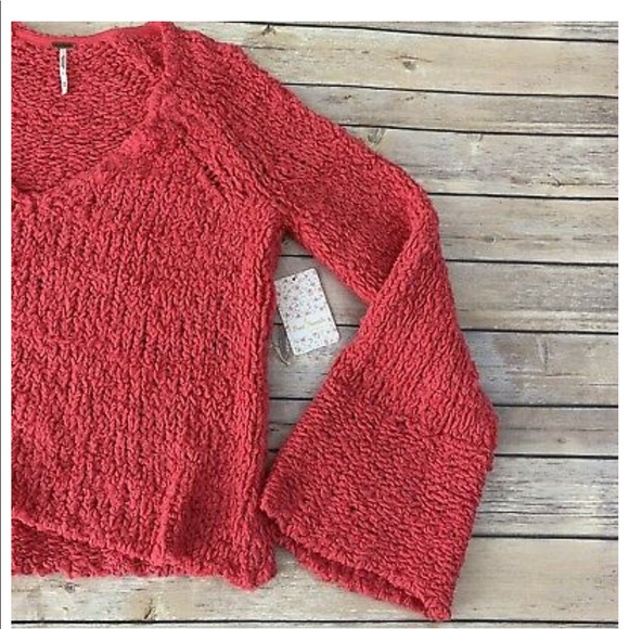 Free people sand dune sweater in hot pink - Picture 4 of 4